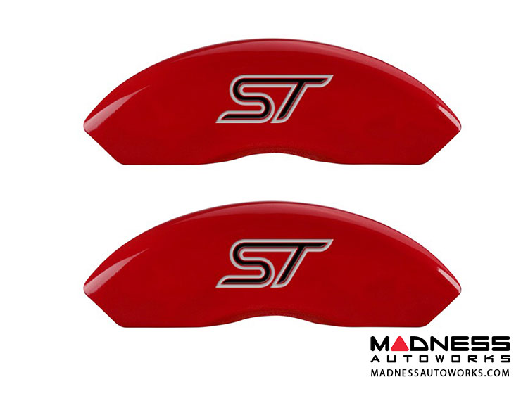 Ford Focus ST 2015 - ST Logo - Caliper Covers by MGP - Red